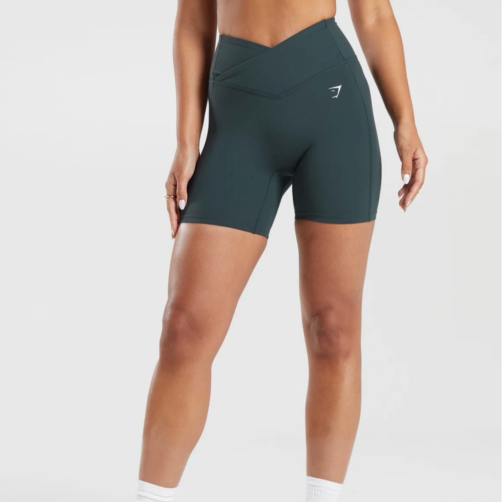 Gymshark crossover shorts small darkest teal